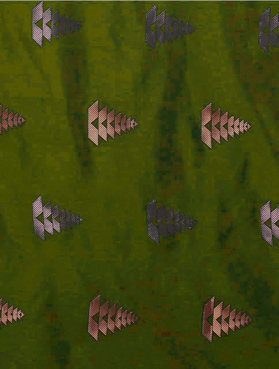 Glittering Mehndi Soft Silk Saree With Splendorous Blouse Piece