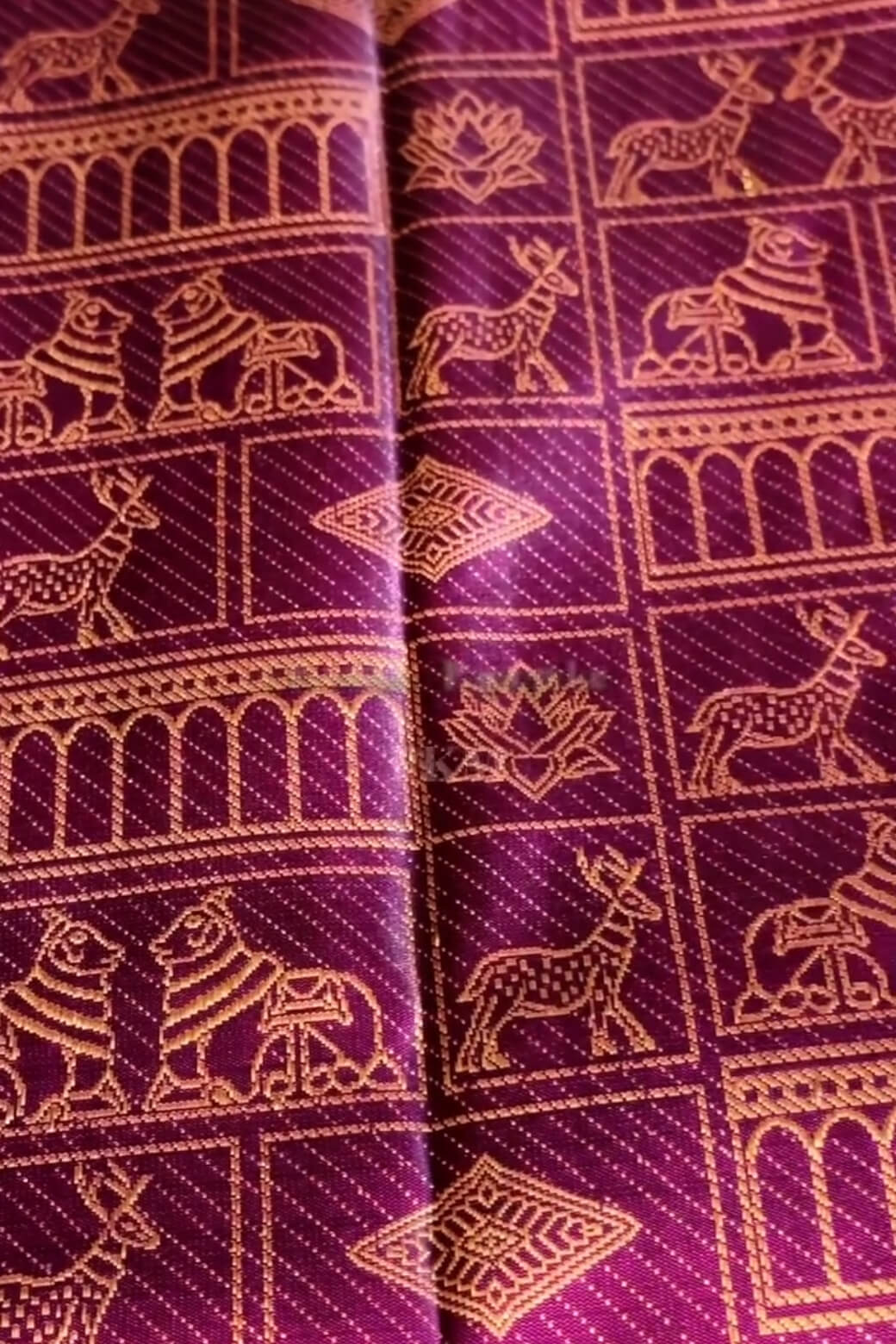 Demure Purple Soft Banarasi Silk Saree With Petrichor Blouse Piece