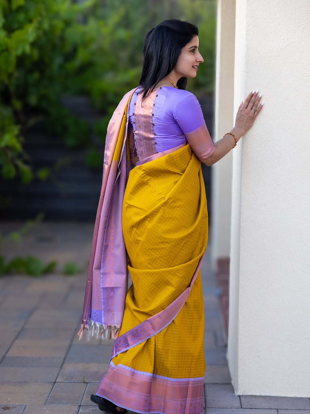 Felicitous Yellow Soft Silk Saree With Desiring Blouse Piece