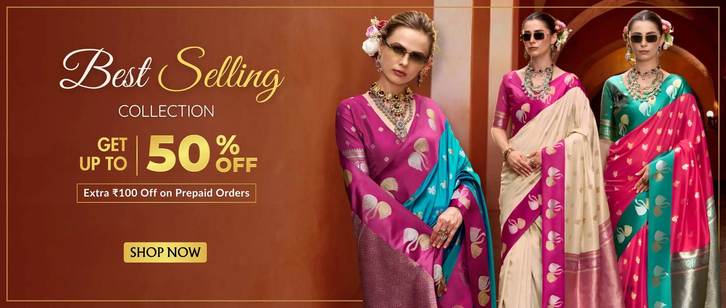 Lajree Designer best selling saree collection featuring luxury ethnic sarees with up to 50% off