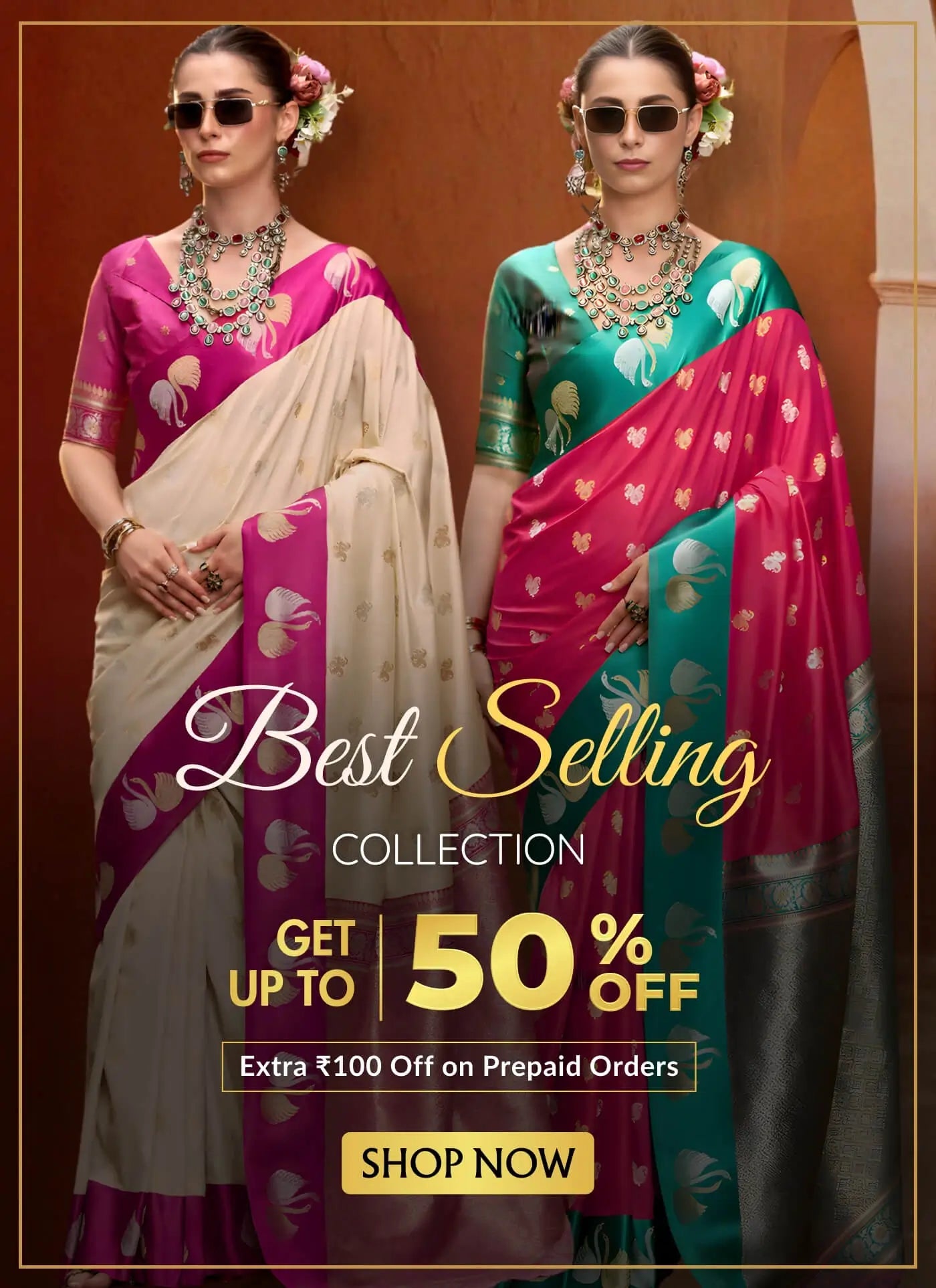 Lajree Designer best selling saree collection featuring luxury ethnic sarees with up to 50% off