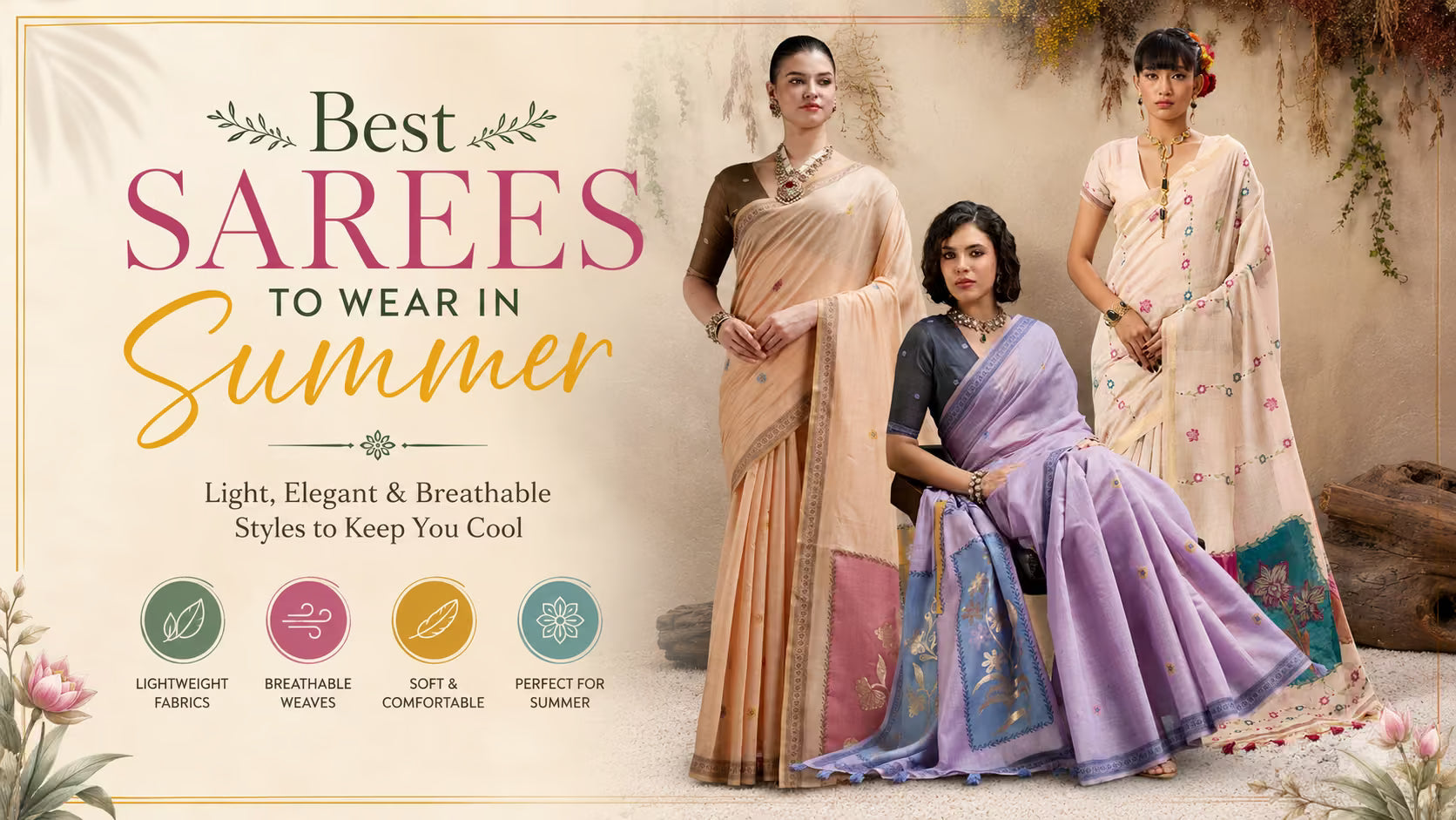 Best Sarees to Wear in Summer
