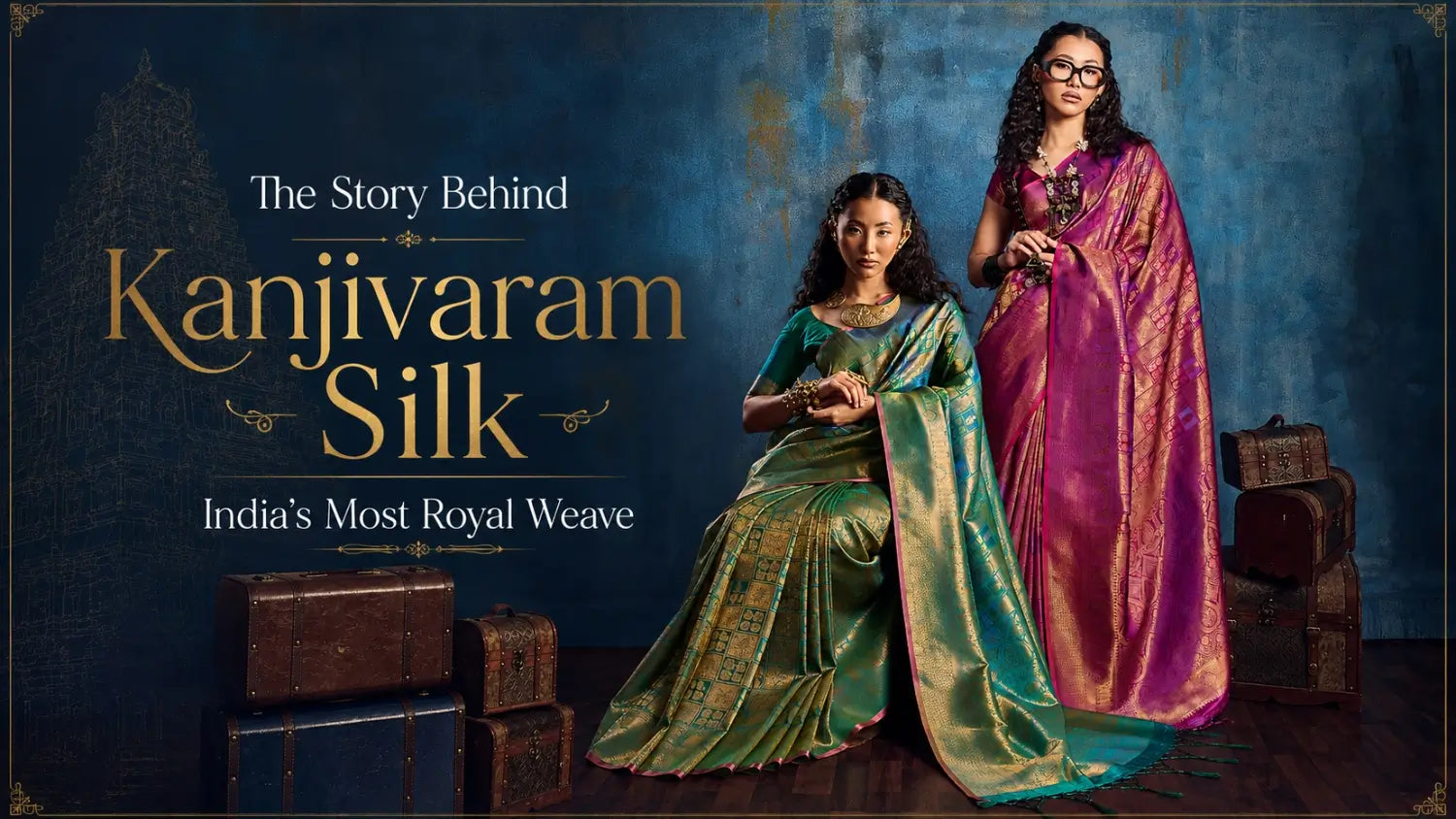 The Story Behind Kanjivaram Silk - India's Most Royal Weave