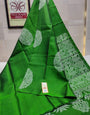 Demure Green Soft Silk Saree With Panoply Blouse Piece