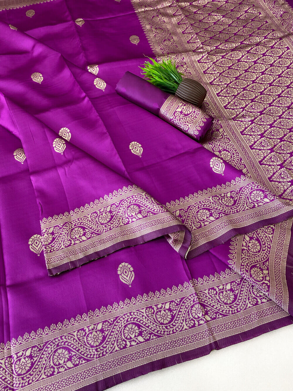 Improbable Wine Soft Silk Saree With Exceptional Blouse Piece