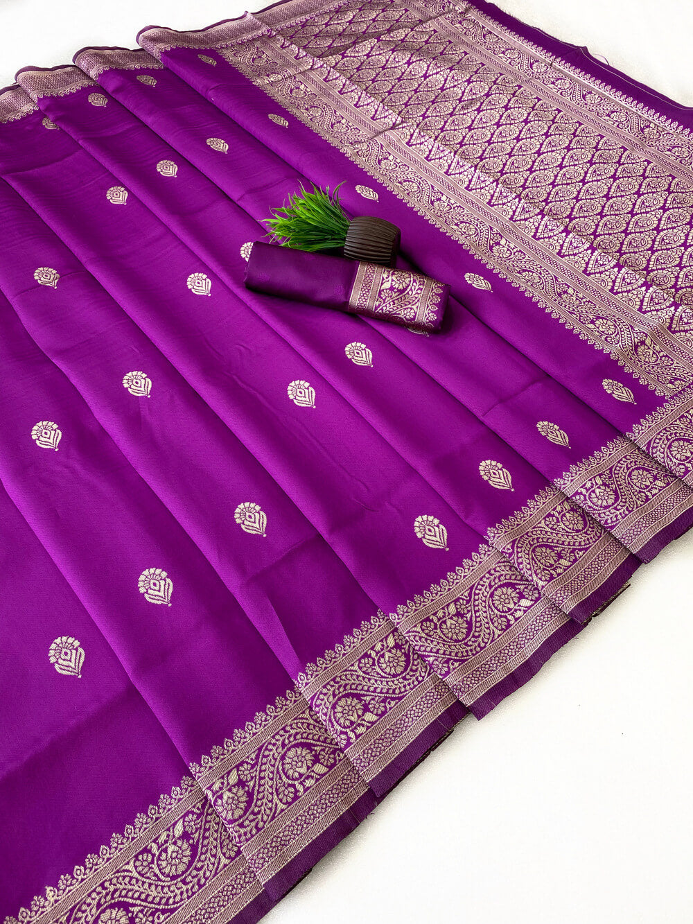 Improbable Wine Soft Silk Saree With Exceptional Blouse Piece