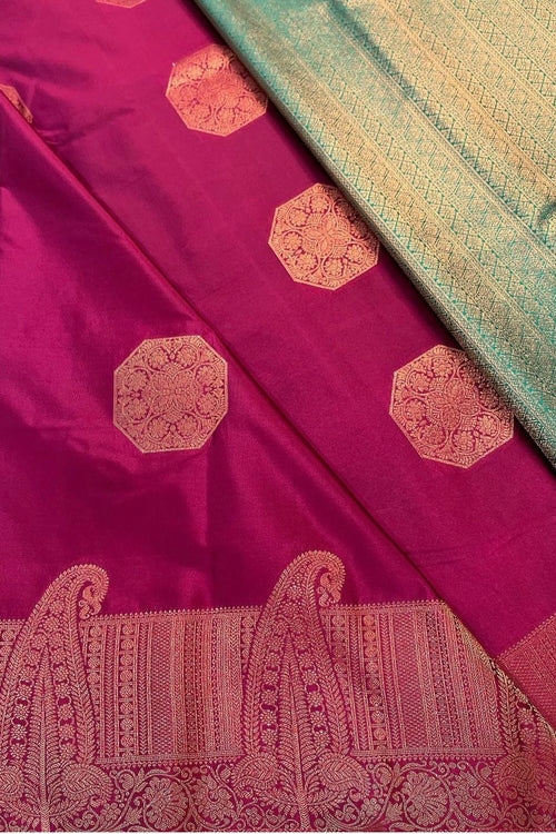 Load image into Gallery viewer, Extraordinary Dark Pink Soft Silk Saree With Lovely Blouse Piece
