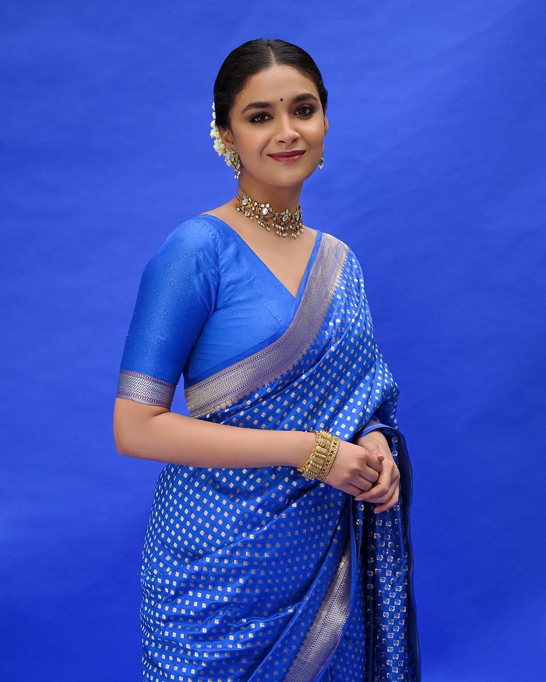 Phenomenal Royal Blue Soft Silk Saree With Lovely Blouse Piece