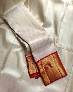 Inimitable Beige Soft Silk Saree With Effulgent Blouse Piece