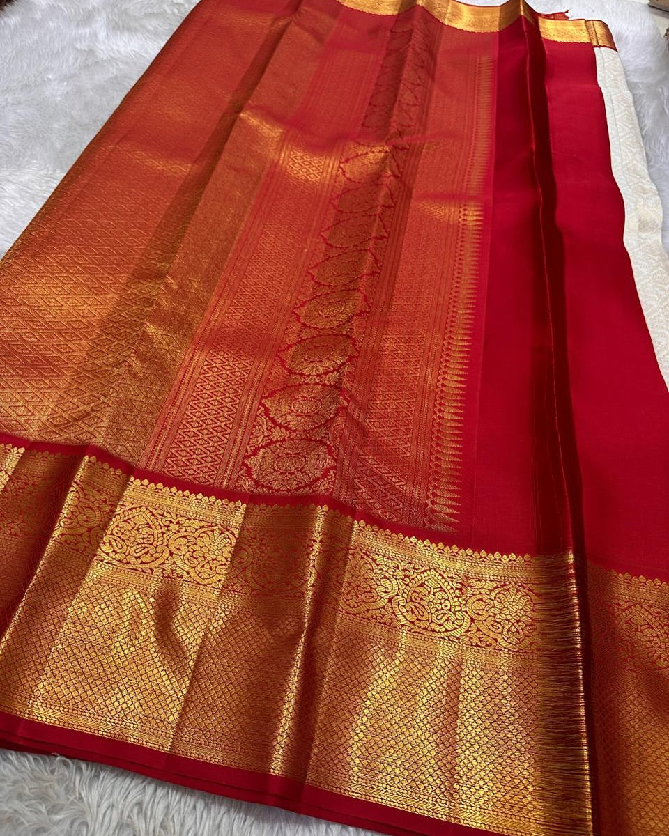 Inimitable Beige Soft Silk Saree With Effulgent Blouse Piece