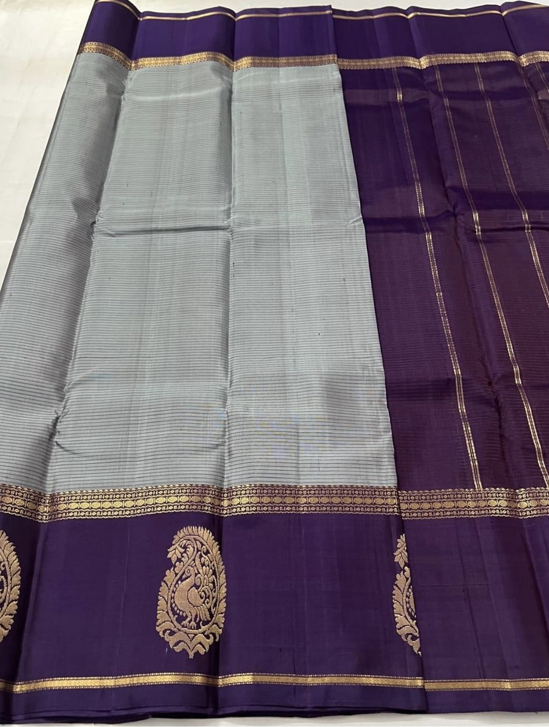 Admirable Grey Soft Silk Saree With Beguiling Blouse Piece