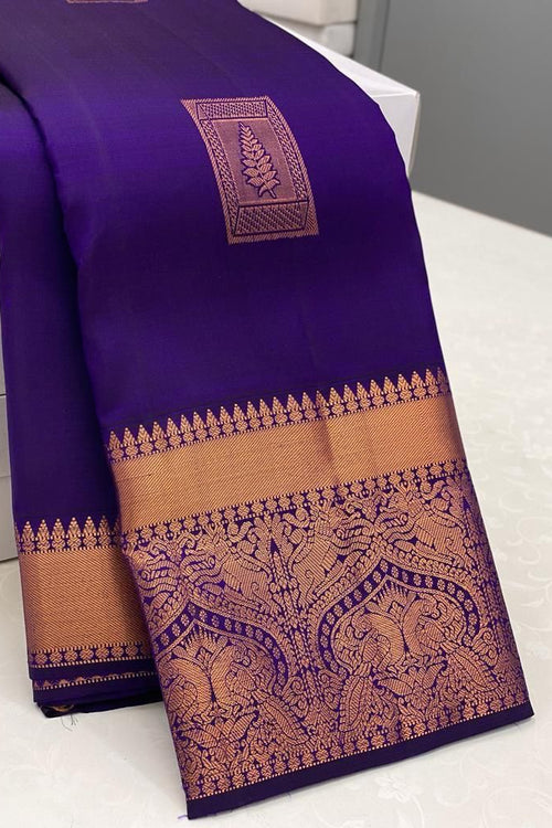 Load image into Gallery viewer, Redolent Royal Blue Soft Silk Saree With Smashing Blouse Piece
