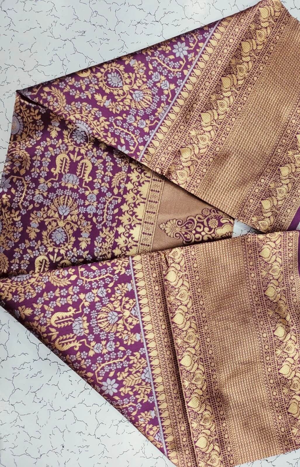 Classy Wine Soft Silk Saree With Marvellous Blouse Piece