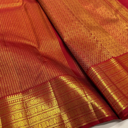 Felicitous Red Soft Banarasi Silk Saree With Improbable Blouse Piece