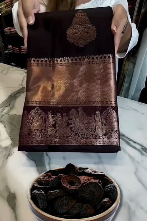 Load image into Gallery viewer, Trendy Purple Soft Banarasi Silk Saree With Forbearance Blouse Piece
