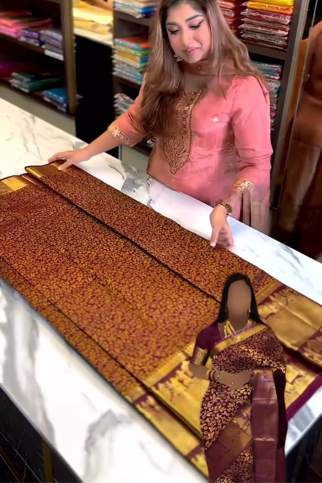 Radiant Wine Soft Banarasi Silk Saree With Delightful Blouse Piece