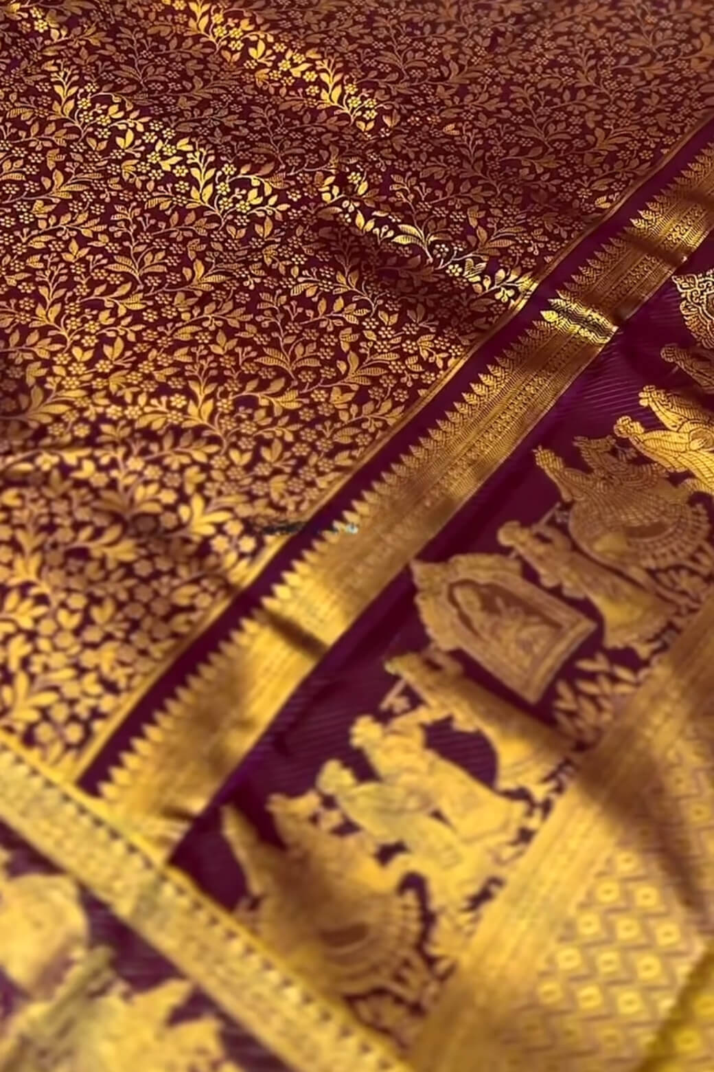 Radiant Wine Soft Banarasi Silk Saree With Delightful Blouse Piece