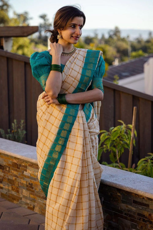 Load image into Gallery viewer, Snazzy Beige Soft Silk Saree With Winsome Blouse Piece
