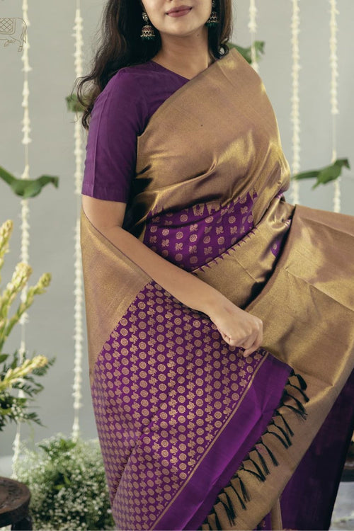 Load image into Gallery viewer, Fancifull Dark Beige Soft Silk Saree With Arresting Blouse Piece
