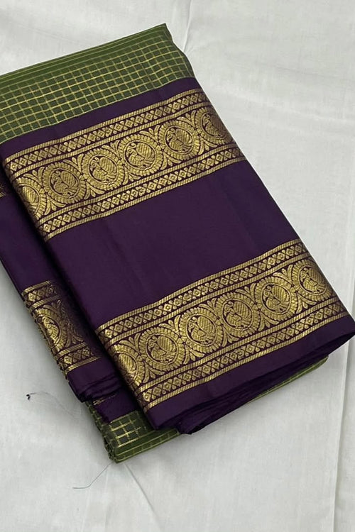 Load image into Gallery viewer, Ideal Green Soft Silk Saree With Woebegone Blouse Piece
