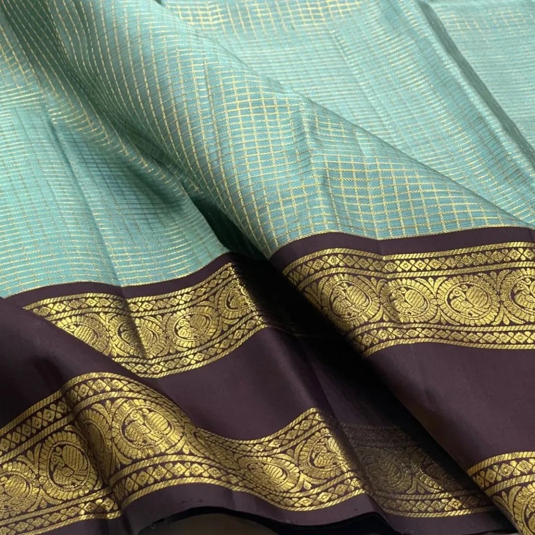 Enticing Firozi Soft Silk Saree With Gratifying Blouse Piece