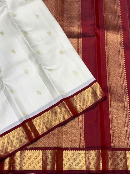 Proficient Beige Pure Banarasi Silk Saree With Surreptitious Blouse Piece