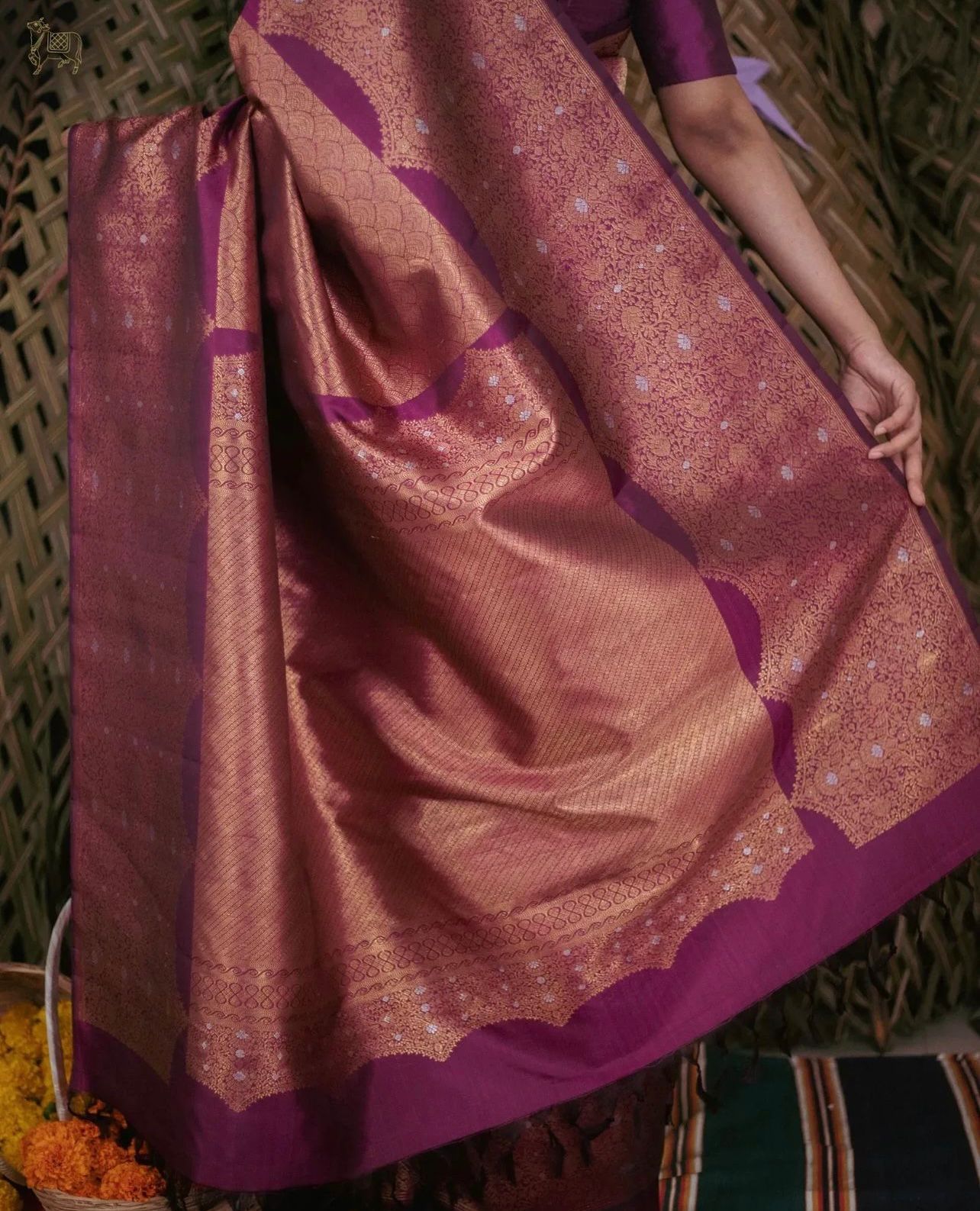 Improbable Purple Soft Silk Saree With Fantabulous Blouse Piece