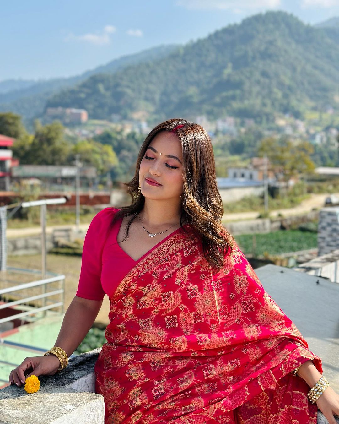 Flattering Dark Pink Soft Silk Saree With Majesty Blouse Piece