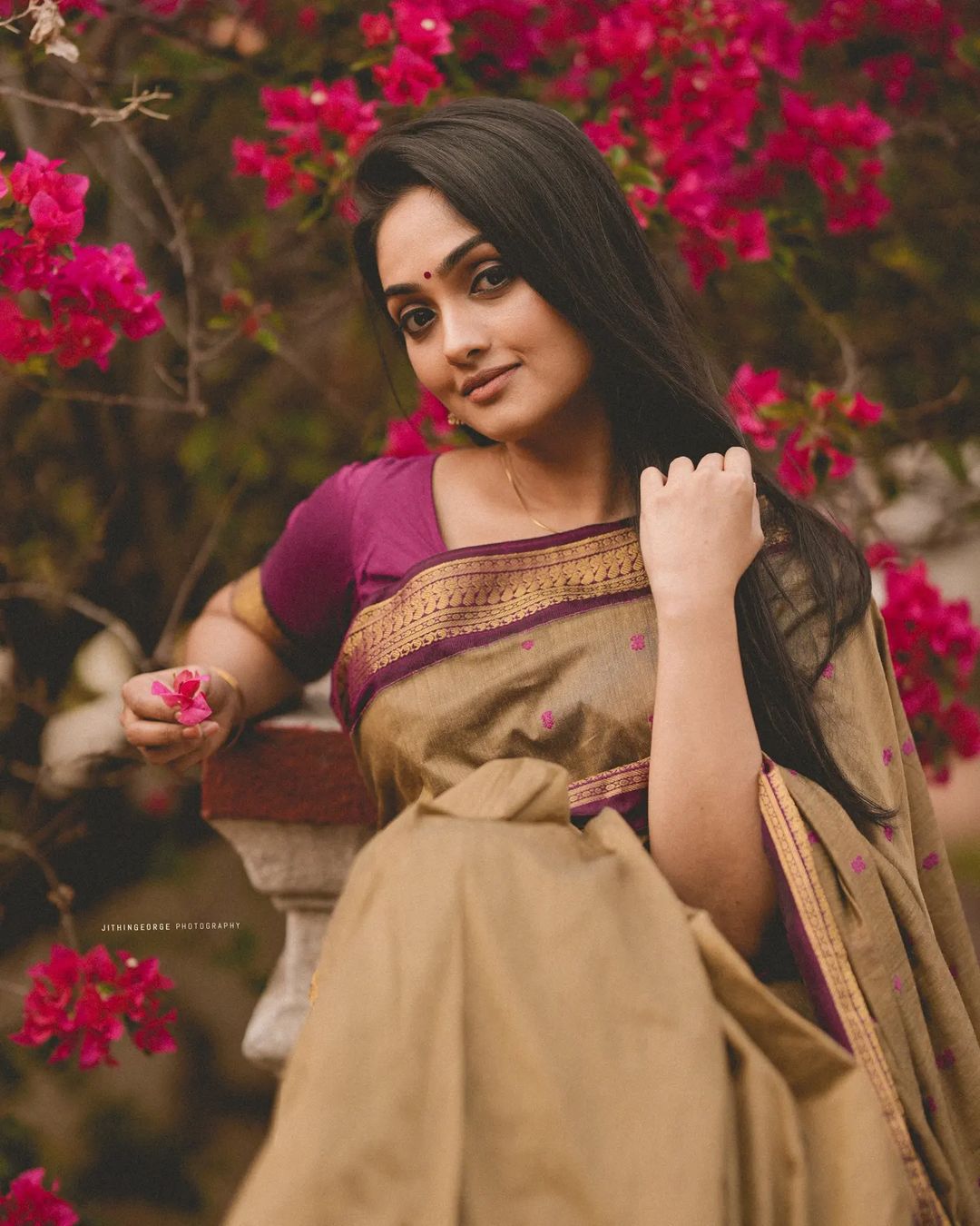 Gorgeous Dark Beige Soft Banarasi Silk Saree With Sensational Blouse Piece