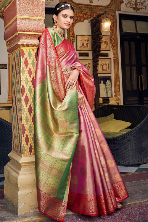 Load image into Gallery viewer, Excellent Green Soft Banarasi Silk Saree With Embrocation Blouse Piece
