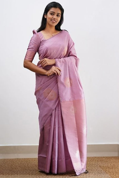 Load image into Gallery viewer, Scintilla Baby Pink Soft Silk Saree With Devastating Blouse Piece
