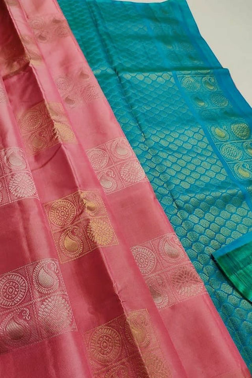 Load image into Gallery viewer, Propinquity Baby Pink Soft Silk Saree With Pleasurable Blouse Piece
