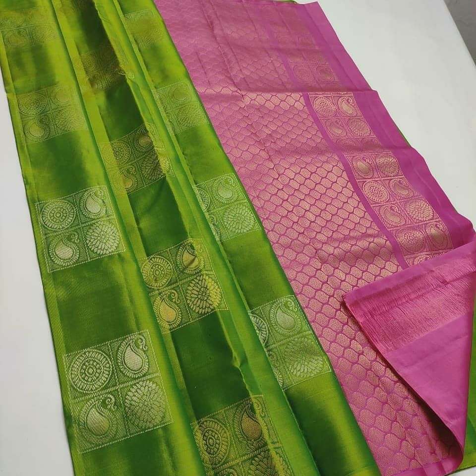 Quintessential Green Soft Silk Saree With Lagniappe Blouse Piece