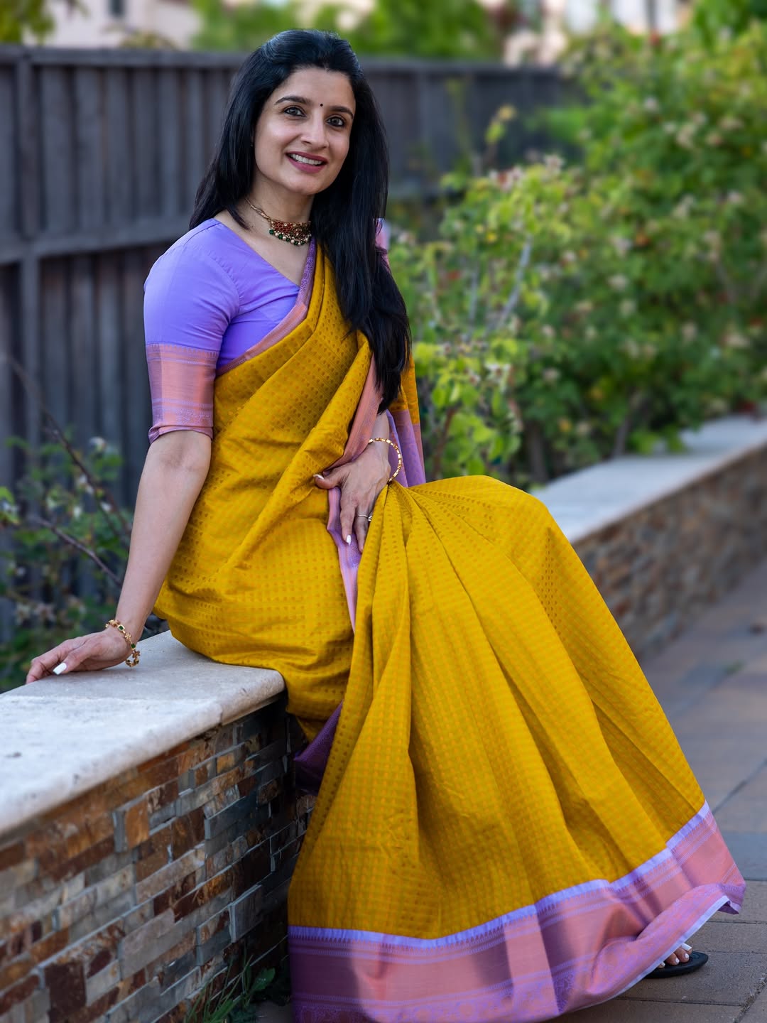Felicitous Yellow Soft Silk Saree With Desiring Blouse Piece