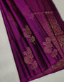 Fairytale Magenta Soft Silk Saree With Enthralling Blouse Piece