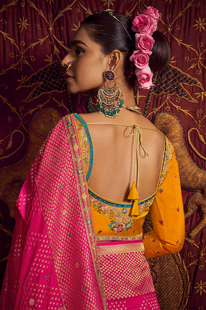 Murmurous Dark Pink Pure Viscose Dola Silk Saree With Fancifull Blouse Piece