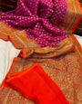 Opulent Dark Pink Soft Banarasi Silk Saree With Exceptional Blouse Piece