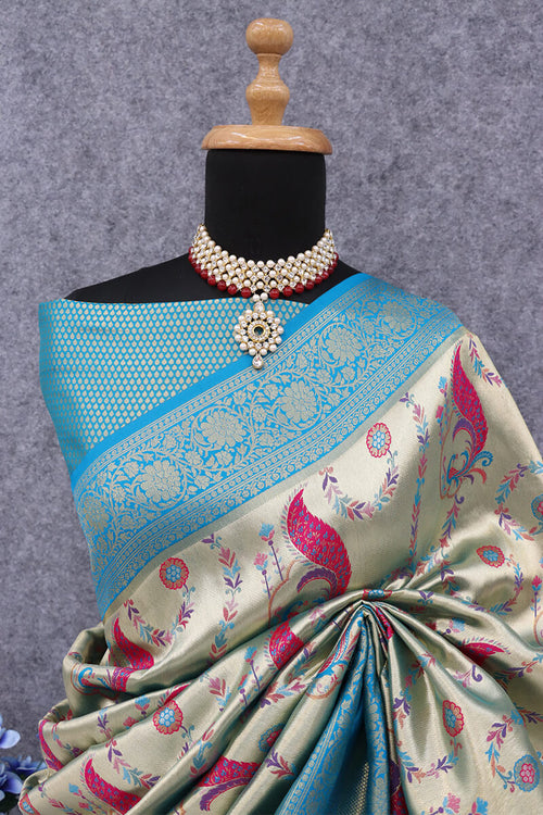 Load image into Gallery viewer, Unique Beige Digital Printed Soft Silk Saree With Appealing Blouse Piece
