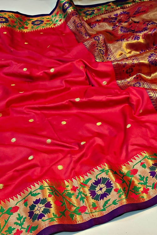 Load image into Gallery viewer, Moiety Dark Pink Soft Banarasi Silk Saree With Devastating Blouse Piece
