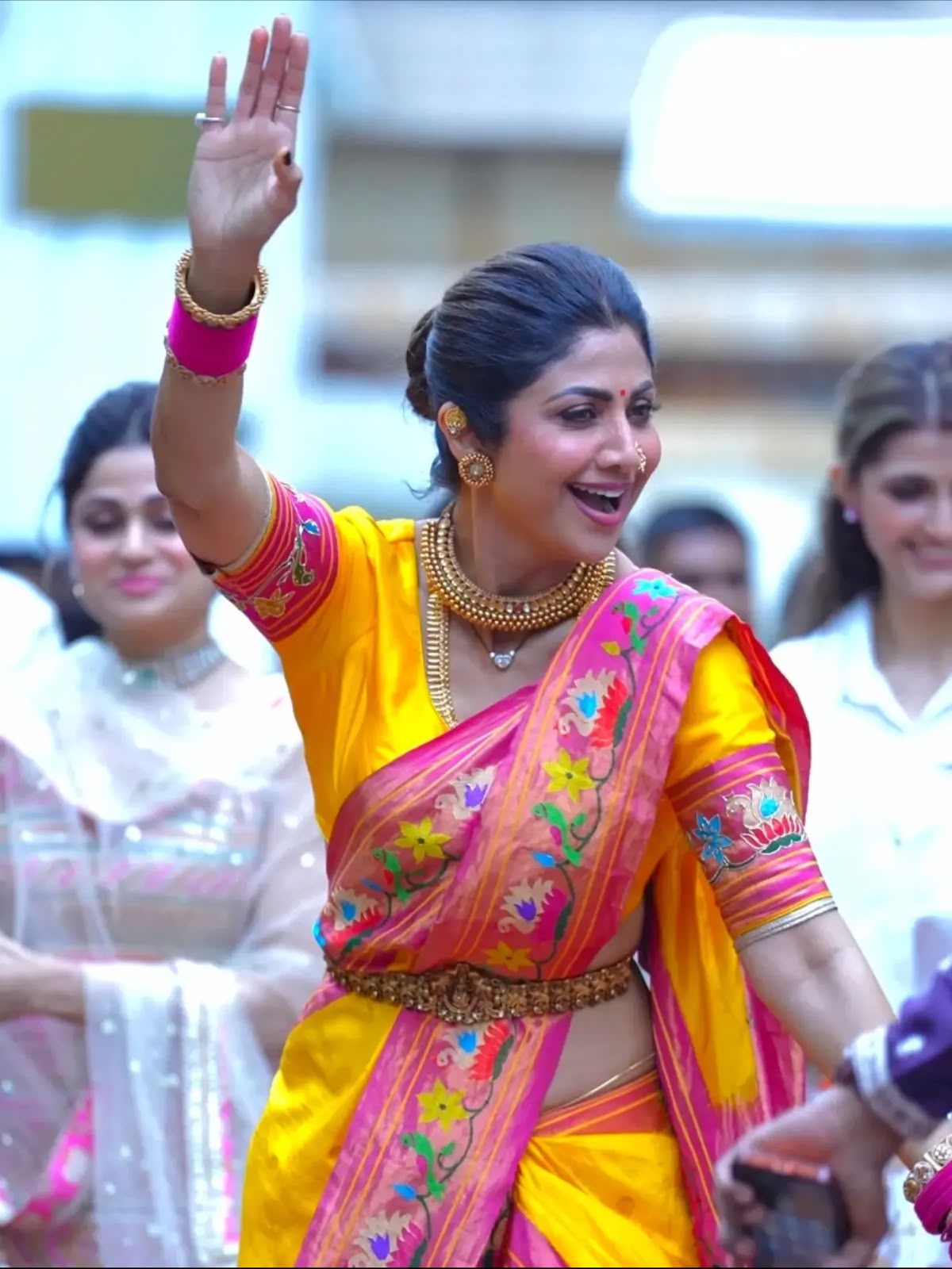 Lagniappe Yellow Paithani Silk Saree With Sumptuous Blouse Piece