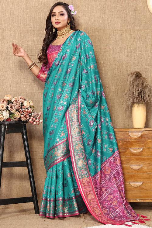 Load image into Gallery viewer, Redolent Friozi Soft Banarasi Silk Saree With Sumptuous Blouse Piece
