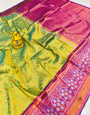 Incredible Perrot Kanjivaram Silk Saree With Mellifluous Blouse Piece