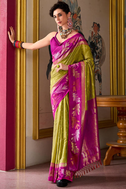 Load image into Gallery viewer, Ideal Mustard Soft Banarasi Silk Saree With Demesne Blouse Piece
