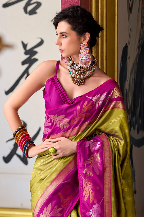 Load image into Gallery viewer, Ideal Mustard Soft Banarasi Silk Saree With Demesne Blouse Piece
