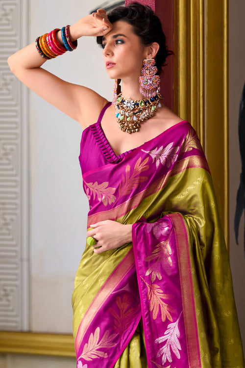 Load image into Gallery viewer, Ideal Mustard Soft Banarasi Silk Saree With Demesne Blouse Piece
