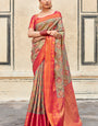 Glorious Dark Pink Digital Printed Soft Silk Saree With Exceptional Blouse Piece