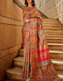 Pleasant Grey Pashmina Saree With Inspiring Blouse Piece