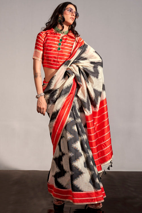 Load image into Gallery viewer, Precious Beige Digital Printed Soft Silk Saree With Opulent Blouse Piece
