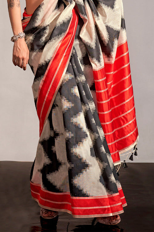 Load image into Gallery viewer, Precious Beige Digital Printed Soft Silk Saree With Opulent Blouse Piece
