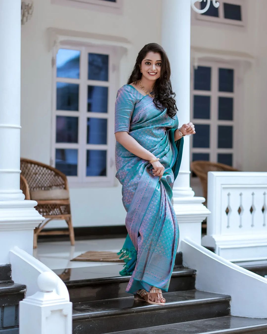 Wonderful Wine Soft Banarasi Silk Saree with Stylish Blouse Piece